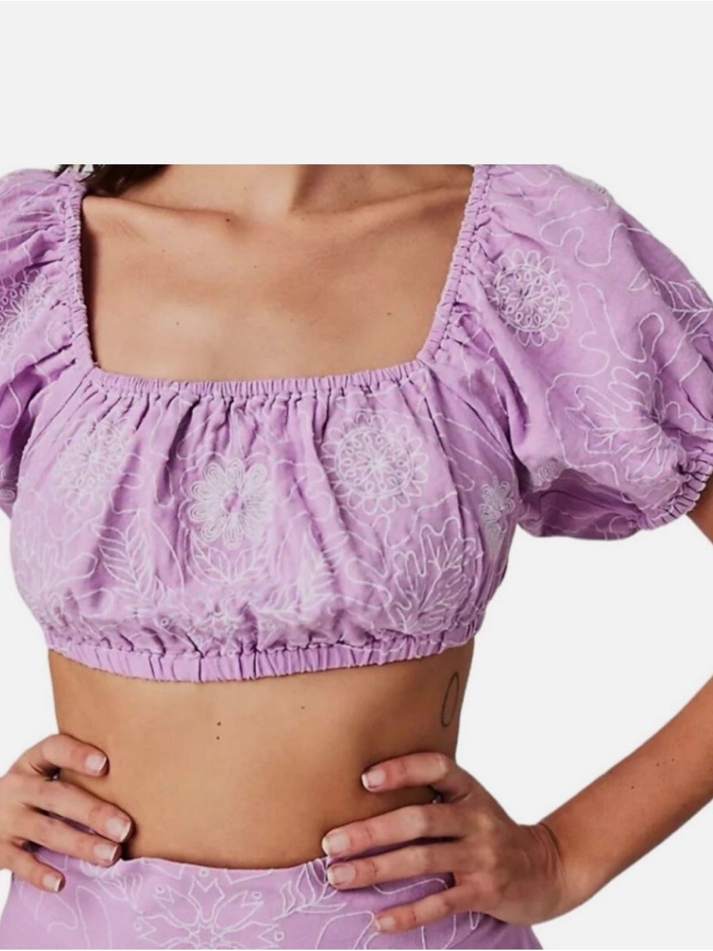 FREE PEOPLE lotus set Lilac Smocked Waist Maxi Skirt - Women - Picture 6 of 12